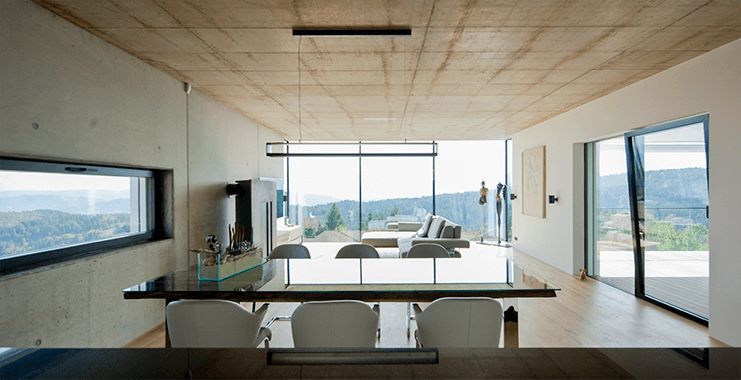 Okna antracyt od wewnątrz